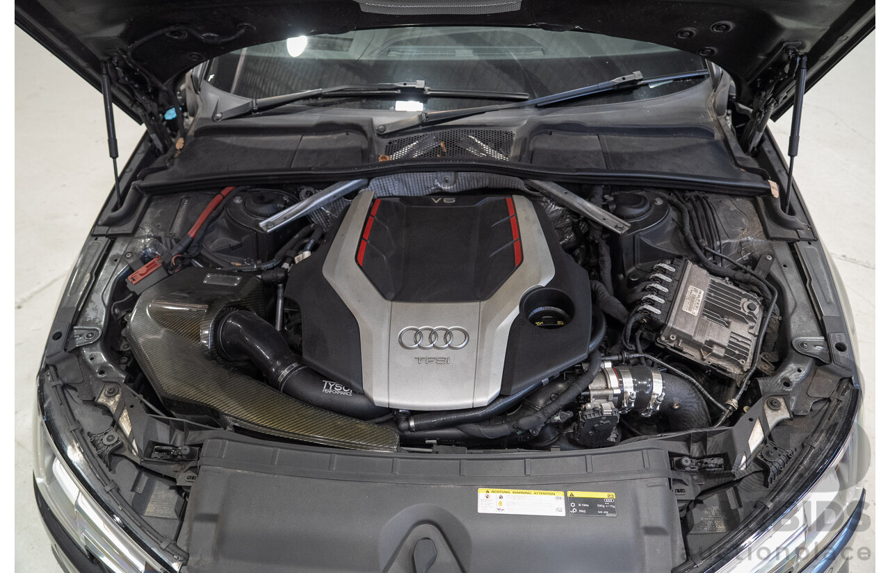 01/2018 Audi S4 3.0 TFSI Quattro Tiptronic (AWD) B9 MY18 4d Sedan Daytona Grey Turbo 3.0L