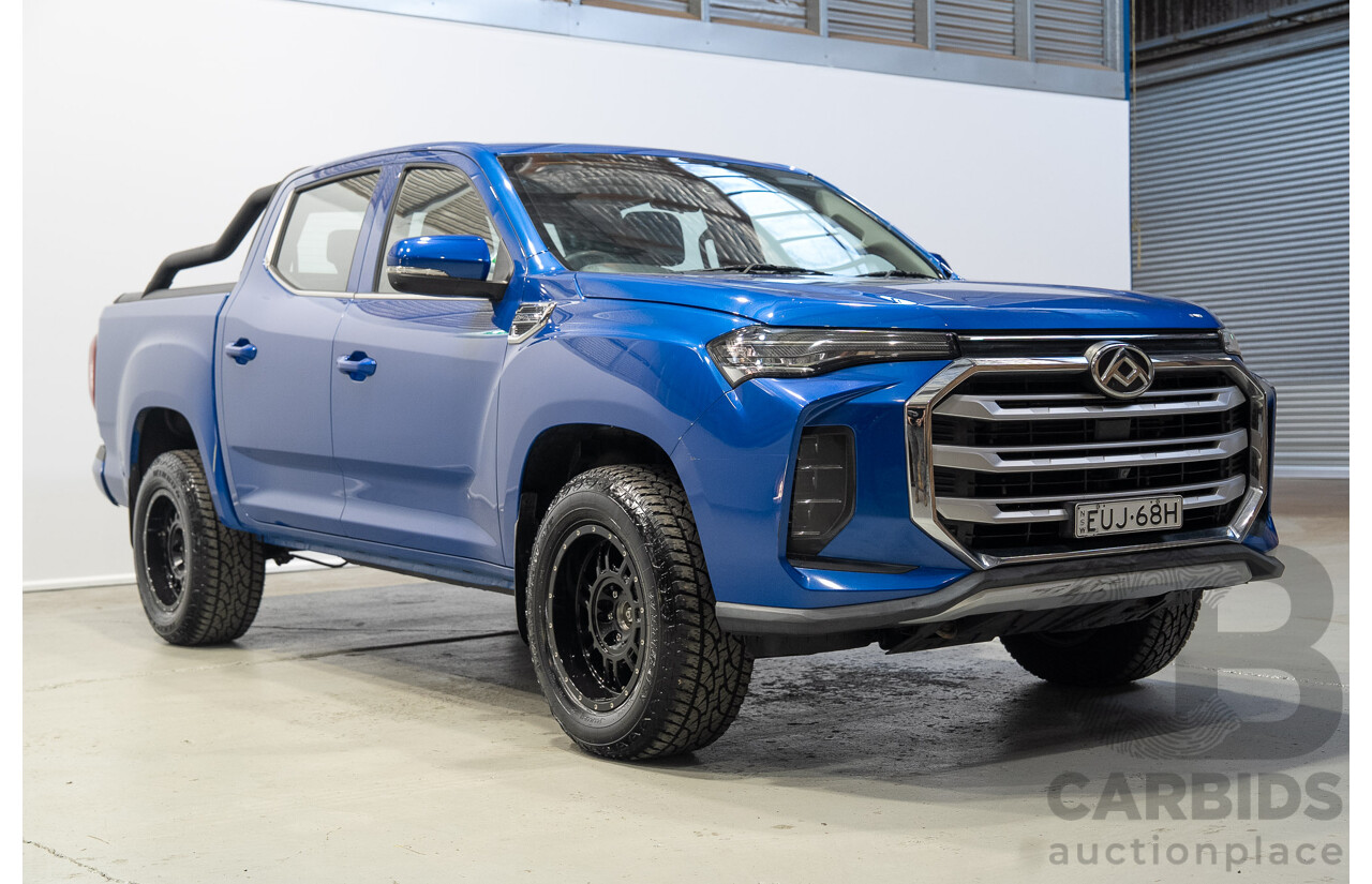 07/2022 LDV T60 MAX PRO (4x4) SK8C MY23 Double Cab Utility Blue 2.0L