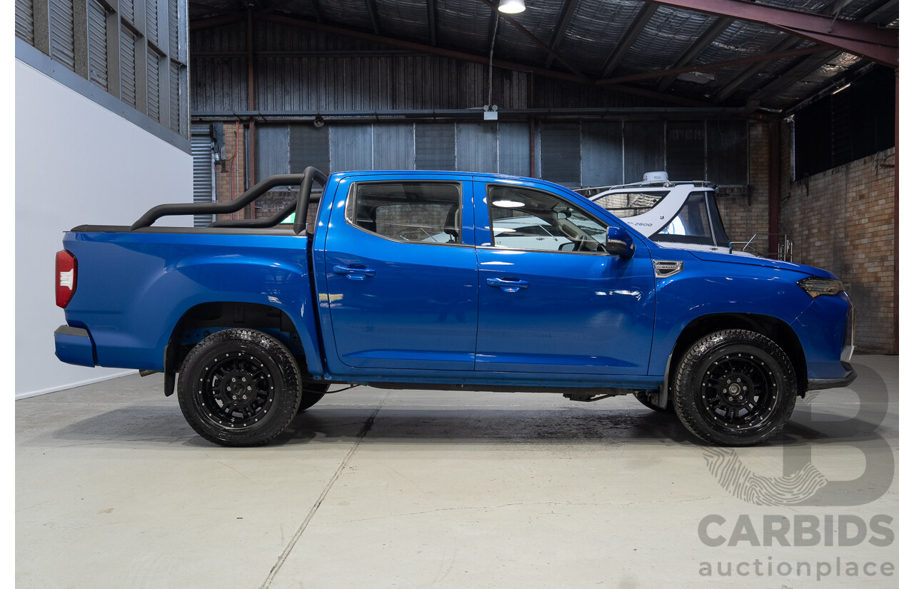 07/2022 LDV T60 MAX PRO (4x4) SK8C MY23 Double Cab Utility Blue 2.0L