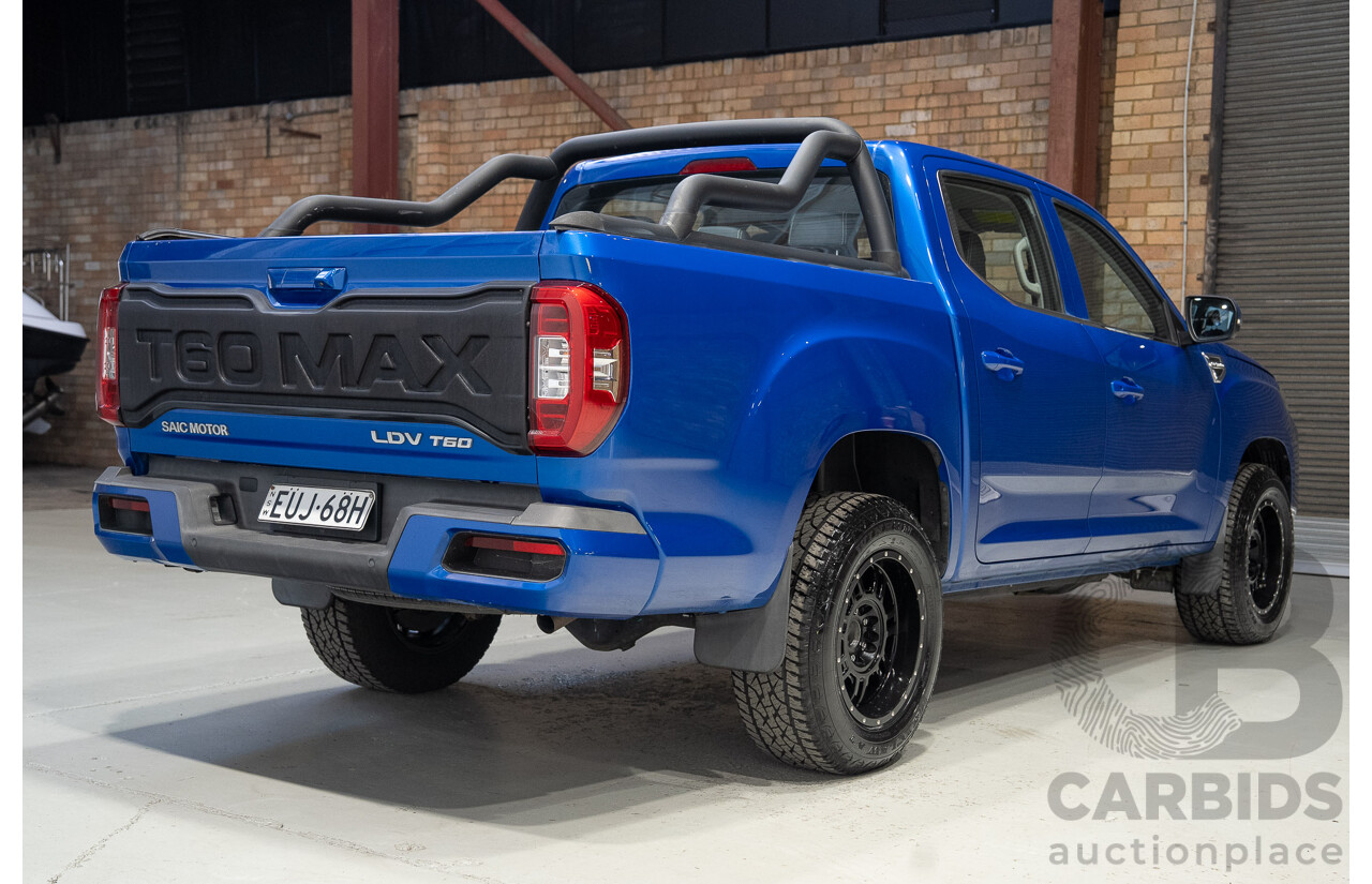 07/2022 LDV T60 MAX PRO (4x4) SK8C MY23 Double Cab Utility Blue 2.0L