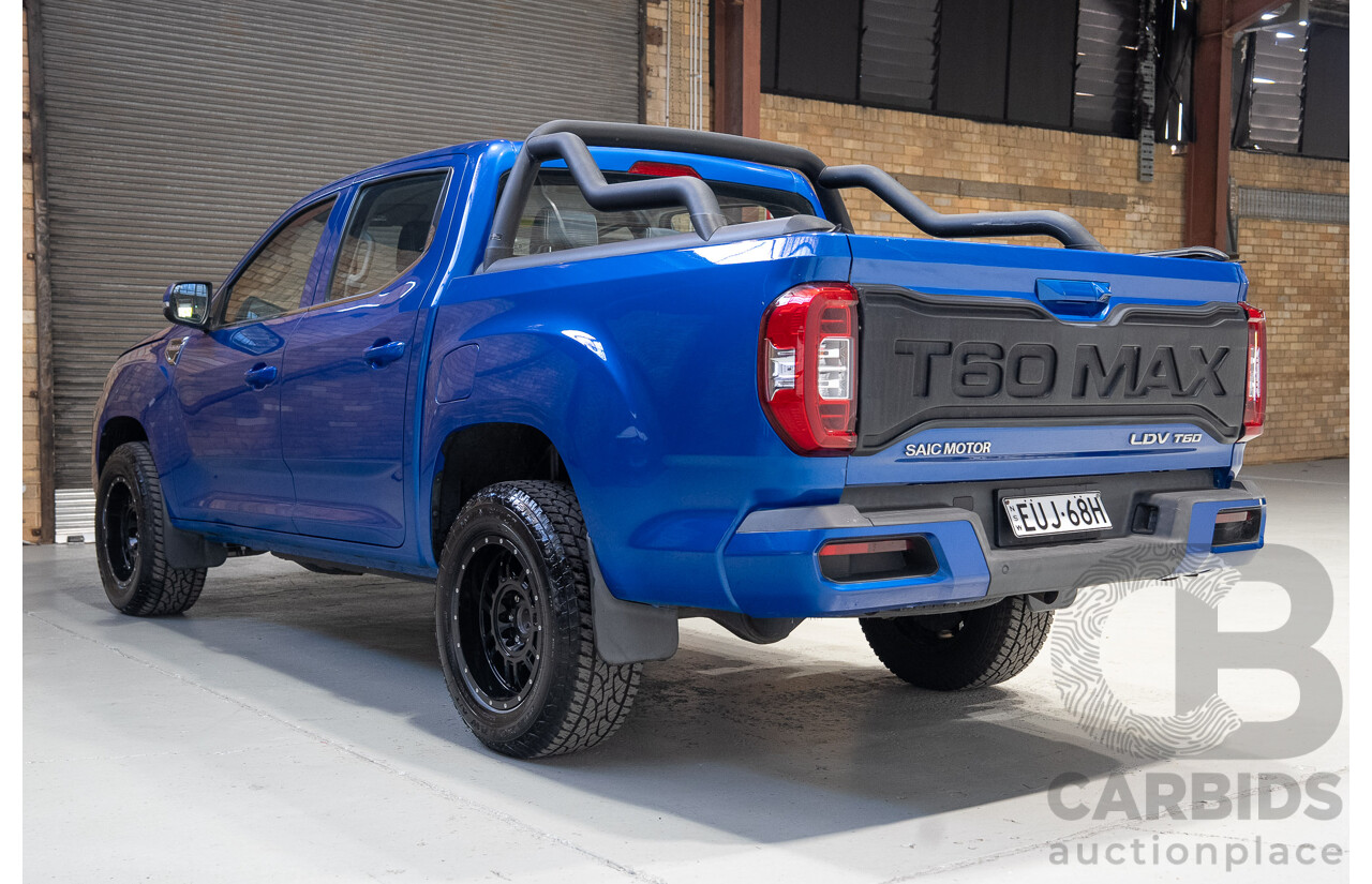 07/2022 LDV T60 MAX PRO (4x4) SK8C MY23 Double Cab Utility Blue 2.0L