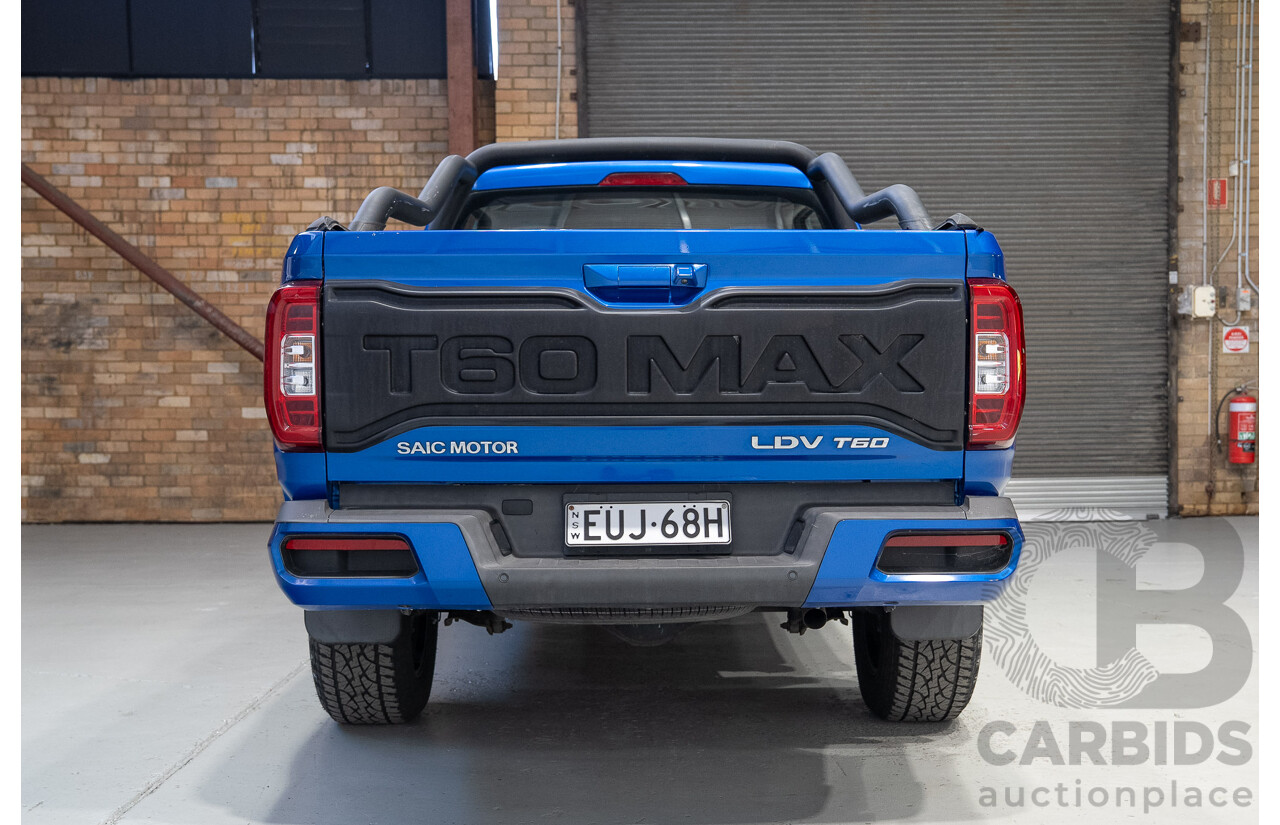 07/2022 LDV T60 MAX PRO (4x4) SK8C MY23 Double Cab Utility Blue 2.0L