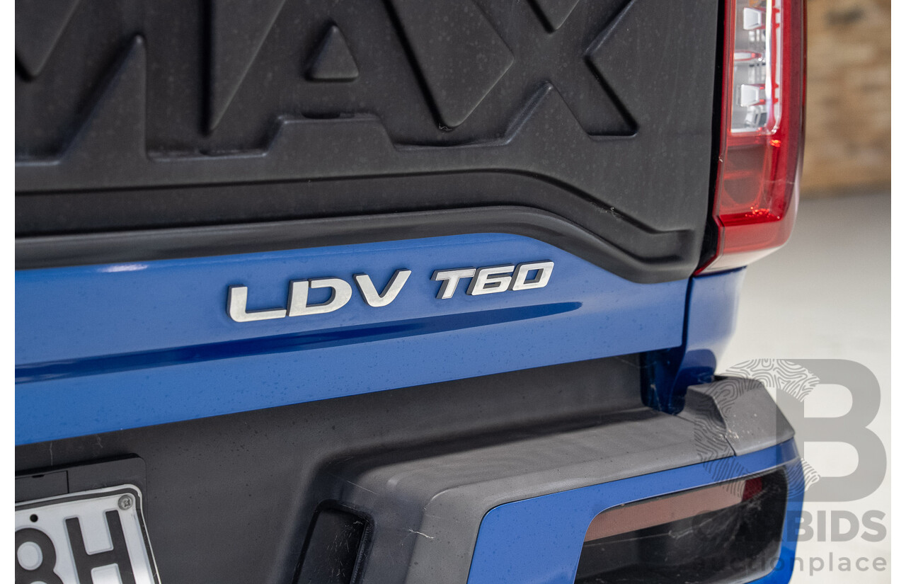 07/2022 LDV T60 MAX PRO (4x4) SK8C MY23 Double Cab Utility Blue 2.0L