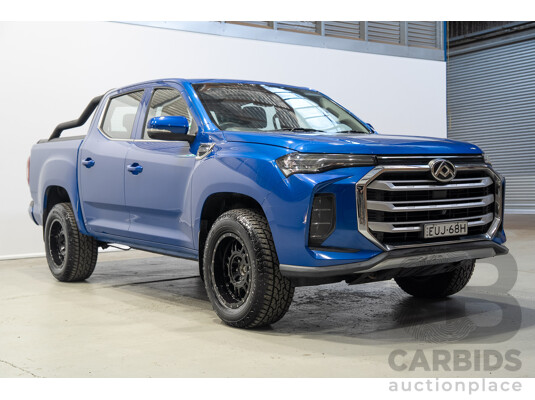 07/2022 LDV T60 MAX PRO (4x4) SK8C MY23 Double Cab Utility Blue 2.0L
