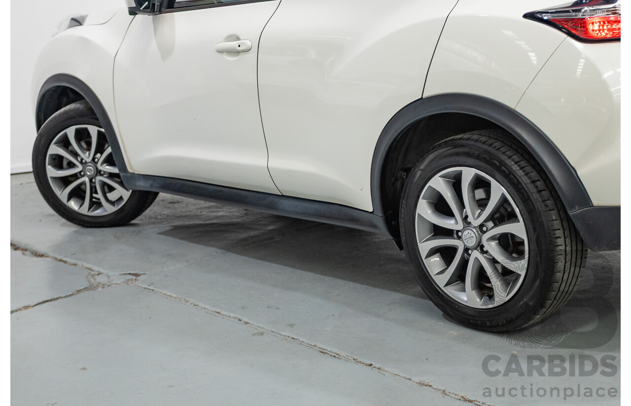 7/2018 Nissan Juke Ti-S (AWD) F15 Series 2 4d Wagon White Turbo 1.6L