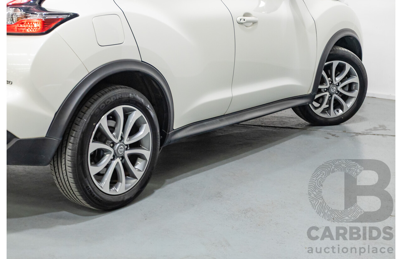 7/2018 Nissan Juke Ti-S (AWD) F15 Series 2 4d Wagon White Turbo 1.6L