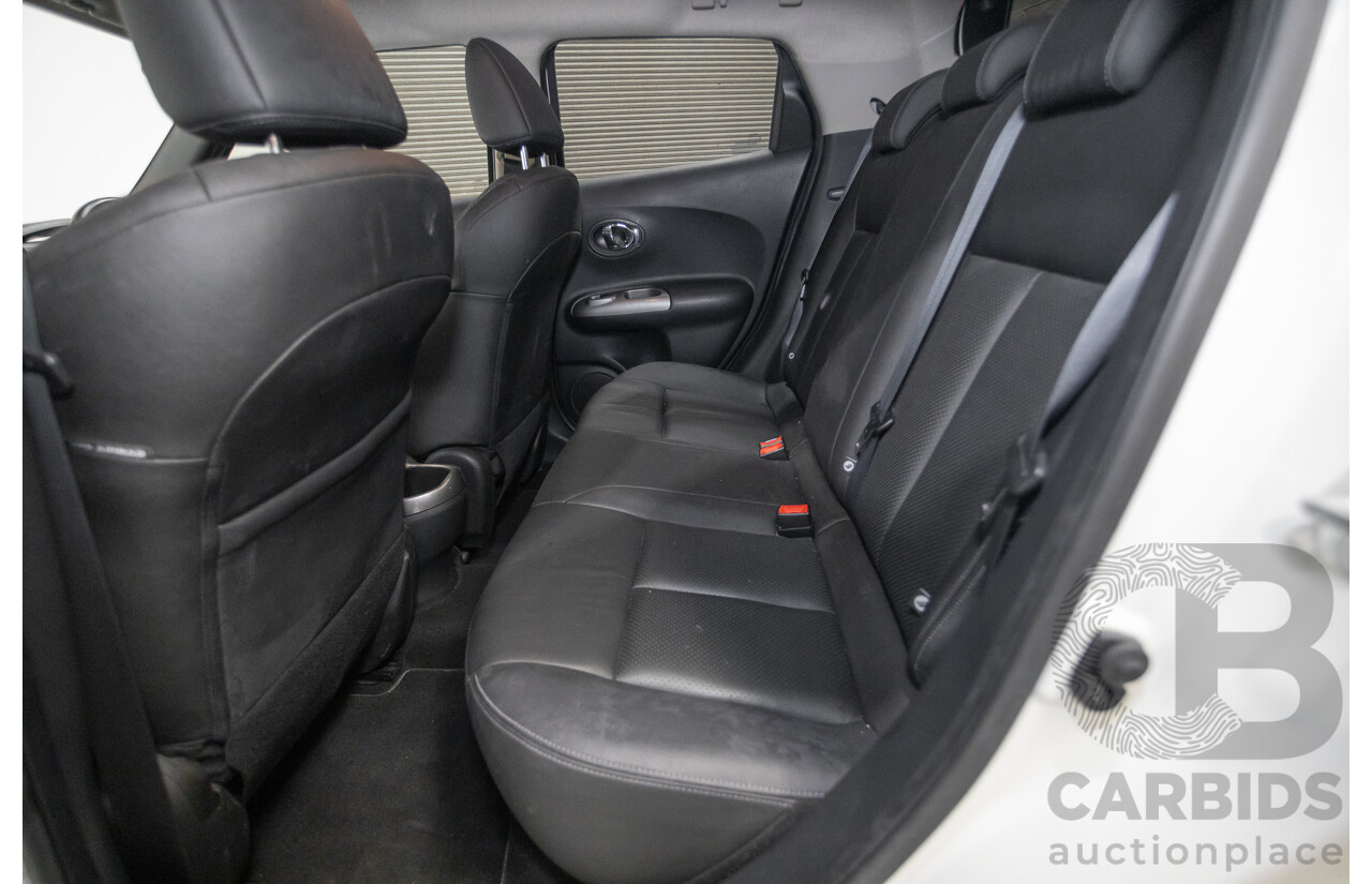 7/2018 Nissan Juke Ti-S (AWD) F15 Series 2 4d Wagon White Turbo 1.6L
