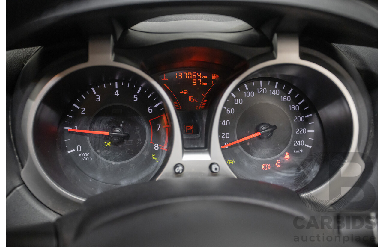 7/2018 Nissan Juke Ti-S (AWD) F15 Series 2 4d Wagon White Turbo 1.6L