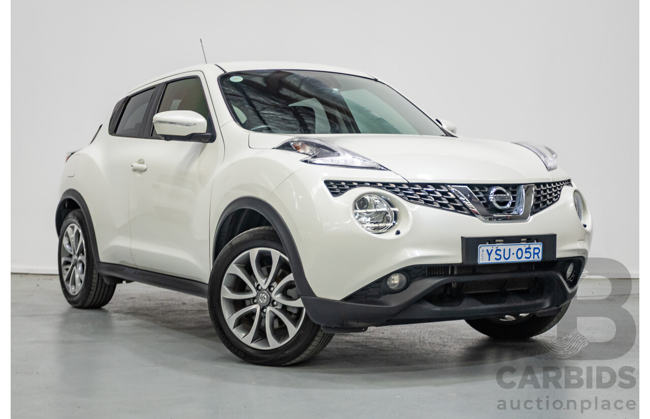 7/2018 Nissan Juke Ti-S (AWD) F15 Series 2 4d Wagon White Turbo 1.6L
