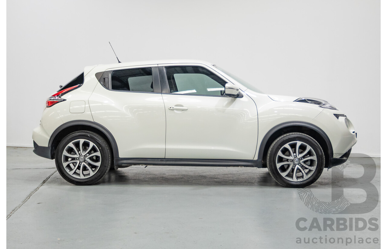 7/2018 Nissan Juke Ti-S (AWD) F15 Series 2 4d Wagon White Turbo 1.6L