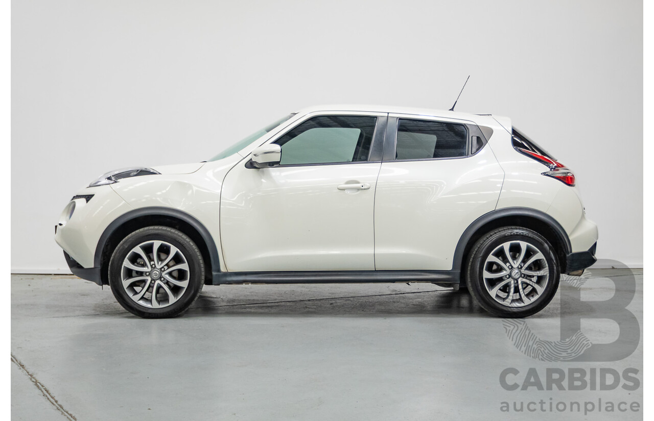 7/2018 Nissan Juke Ti-S (AWD) F15 Series 2 4d Wagon White Turbo 1.6L