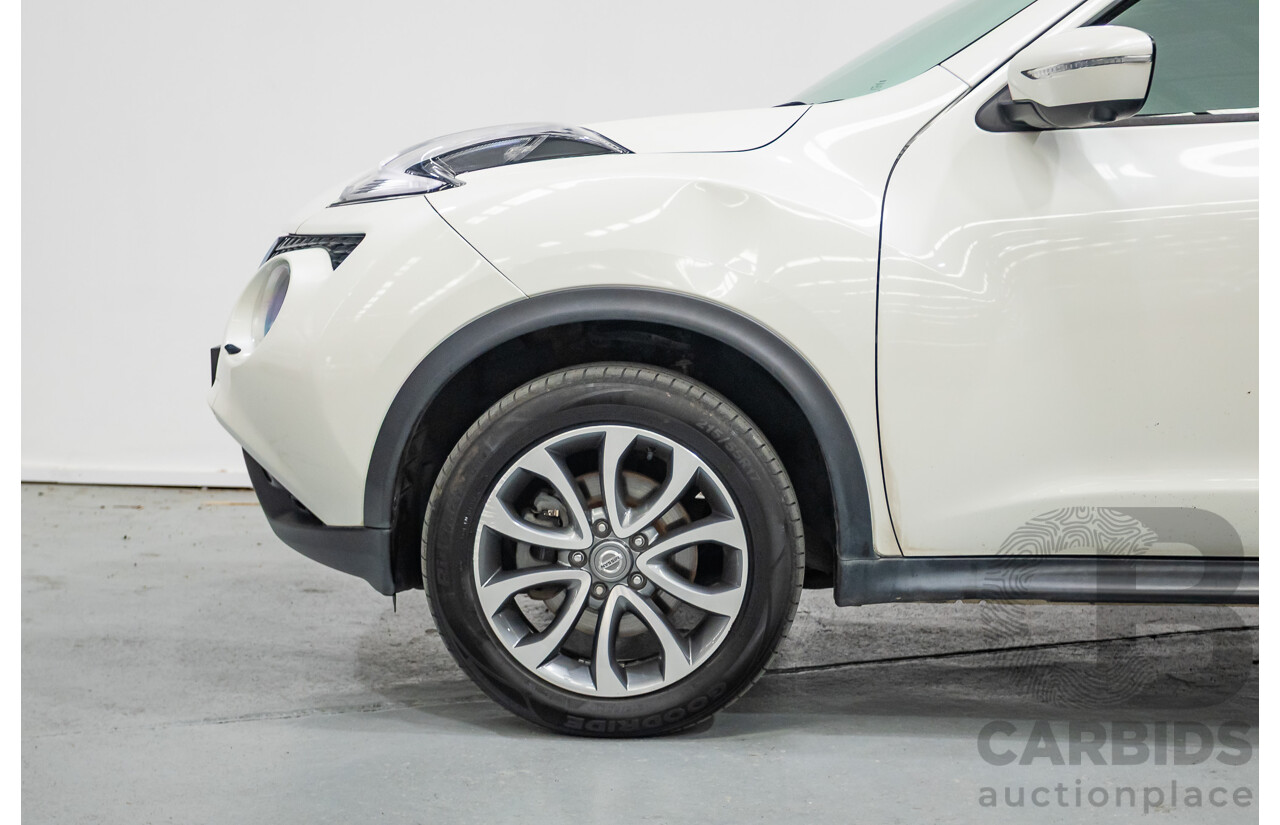 7/2018 Nissan Juke Ti-S (AWD) F15 Series 2 4d Wagon White Turbo 1.6L