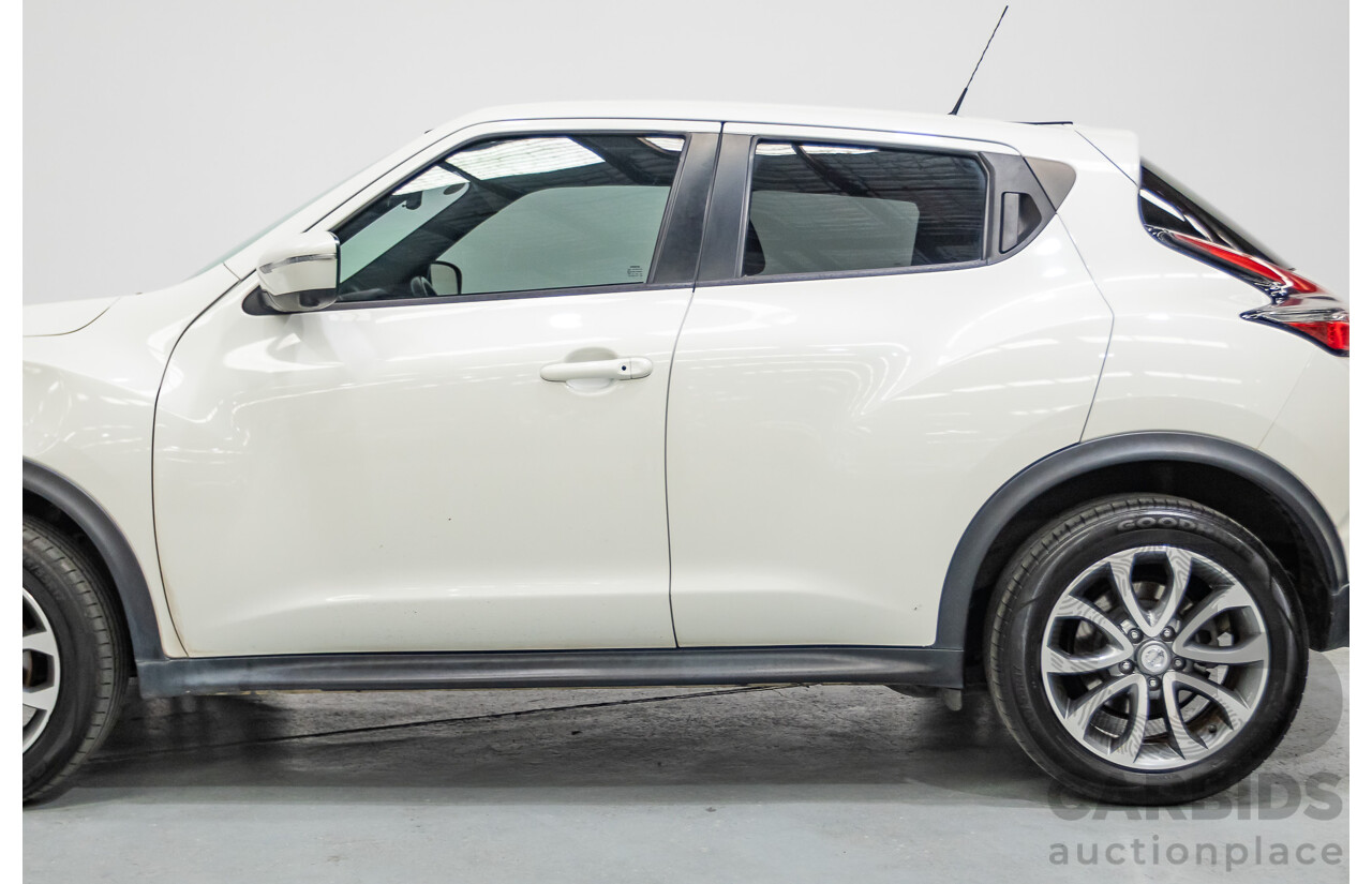 7/2018 Nissan Juke Ti-S (AWD) F15 Series 2 4d Wagon White Turbo 1.6L