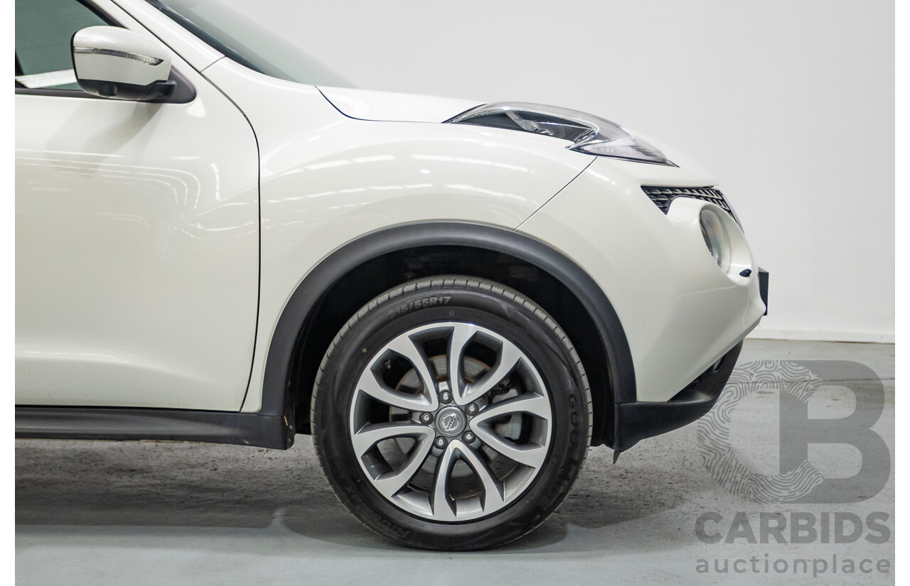 7/2018 Nissan Juke Ti-S (AWD) F15 Series 2 4d Wagon White Turbo 1.6L