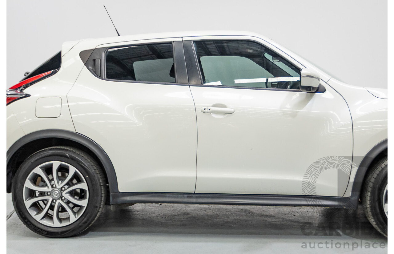 7/2018 Nissan Juke Ti-S (AWD) F15 Series 2 4d Wagon White Turbo 1.6L