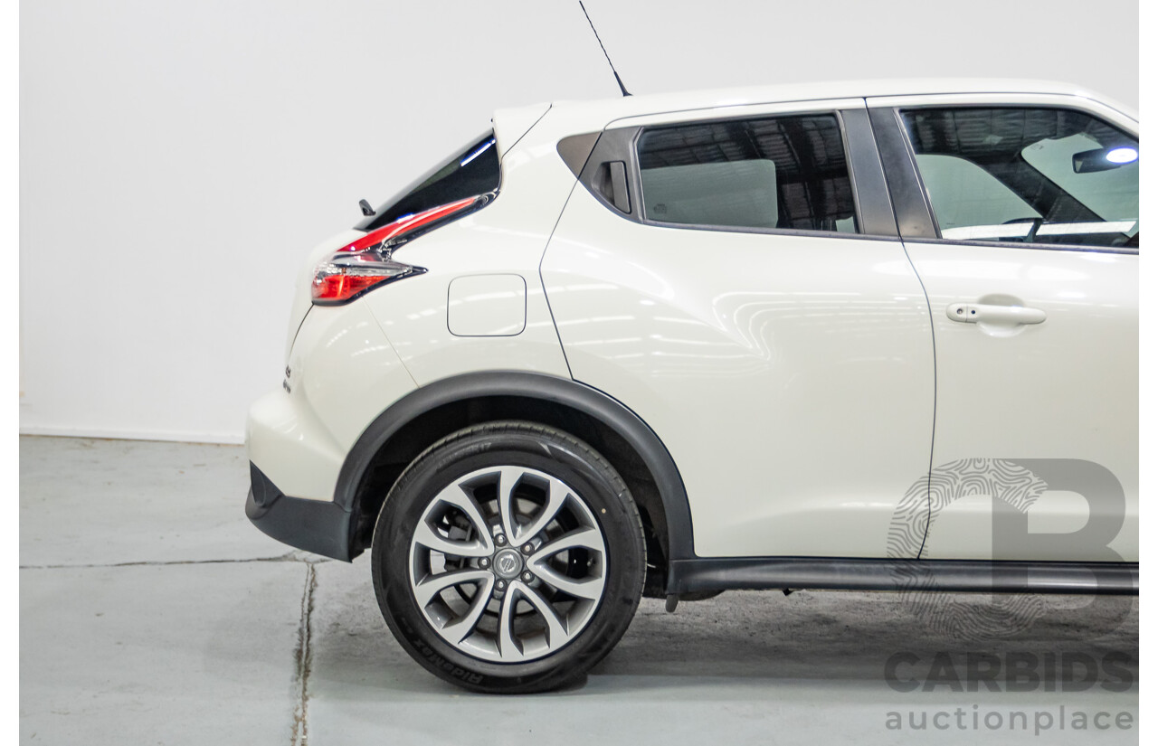 7/2018 Nissan Juke Ti-S (AWD) F15 Series 2 4d Wagon White Turbo 1.6L