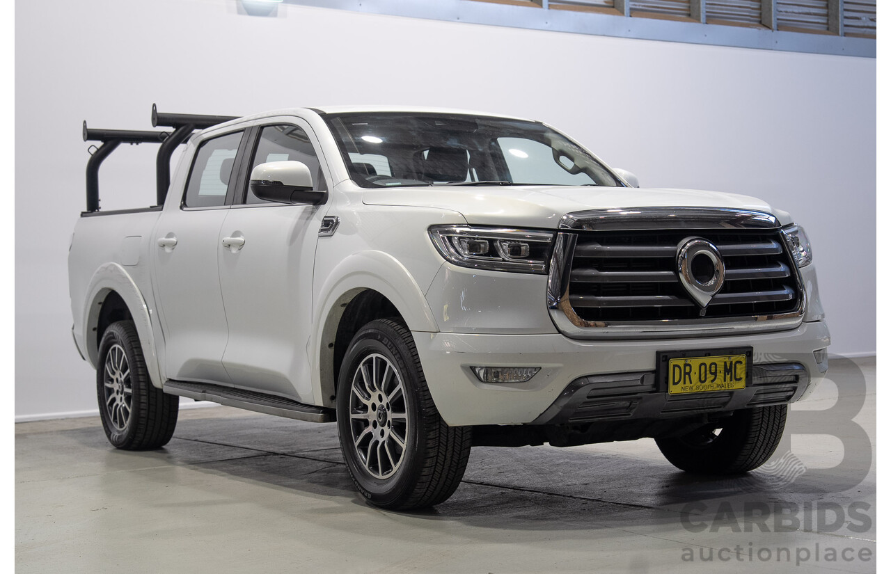 04/2023 GWM CANNON (4x4) Dual Cab Utility White 2.0L