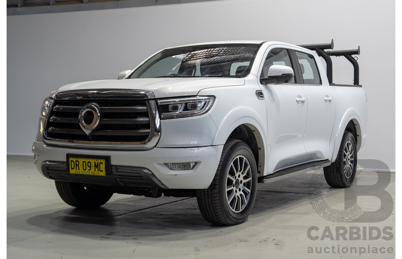 04/2023 GWM CANNON (4x4) Dual Cab Utility White 2.0L