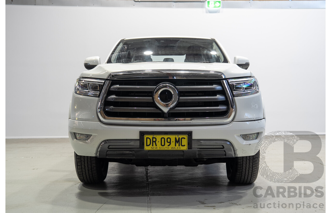 04/2023 GWM CANNON (4x4) Dual Cab Utility White 2.0L