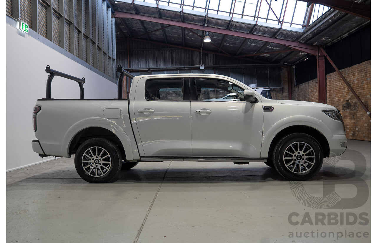 04/2023 GWM CANNON (4x4) Dual Cab Utility White 2.0L