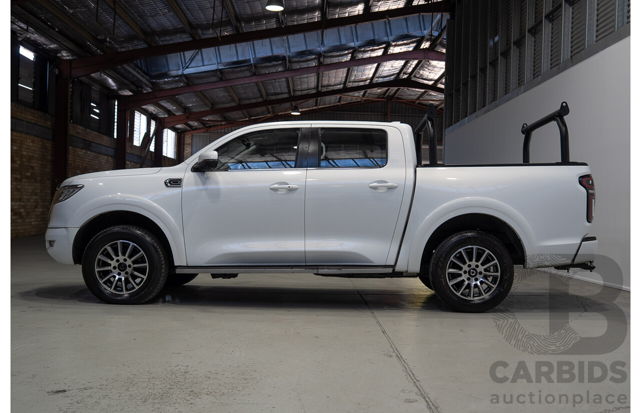 04/2023 GWM CANNON (4x4) Dual Cab Utility White 2.0L