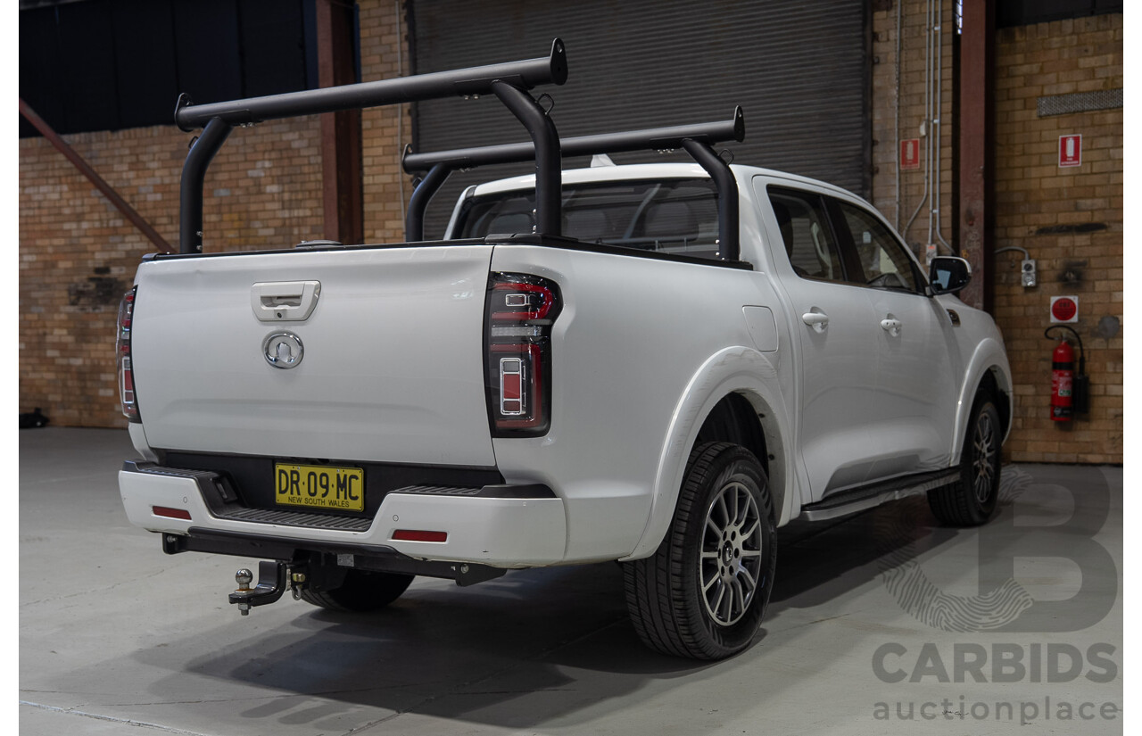 04/2023 GWM CANNON (4x4) Dual Cab Utility White 2.0L