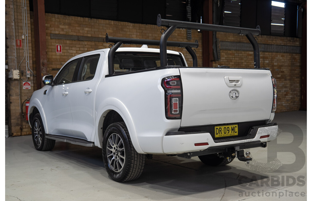 04/2023 GWM CANNON (4x4) Dual Cab Utility White 2.0L