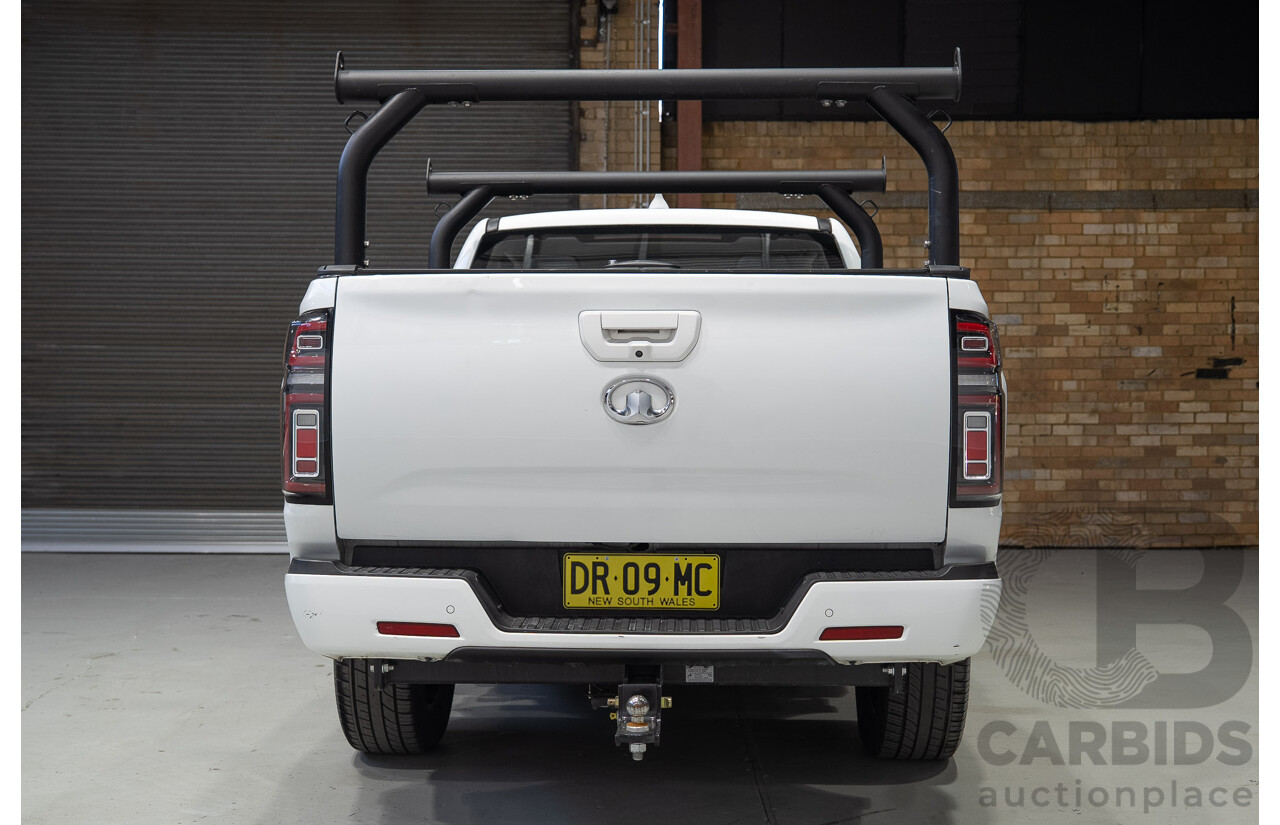 04/2023 GWM CANNON (4x4) Dual Cab Utility White 2.0L