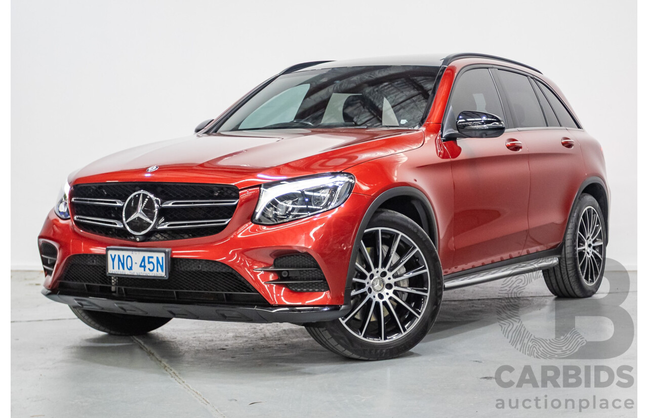 11/2015 Mercedes-Benz GLC 250 AMG Pack (AWD) 253 4d Wagon Hyacinth Red Metallic Turbo 2.0L