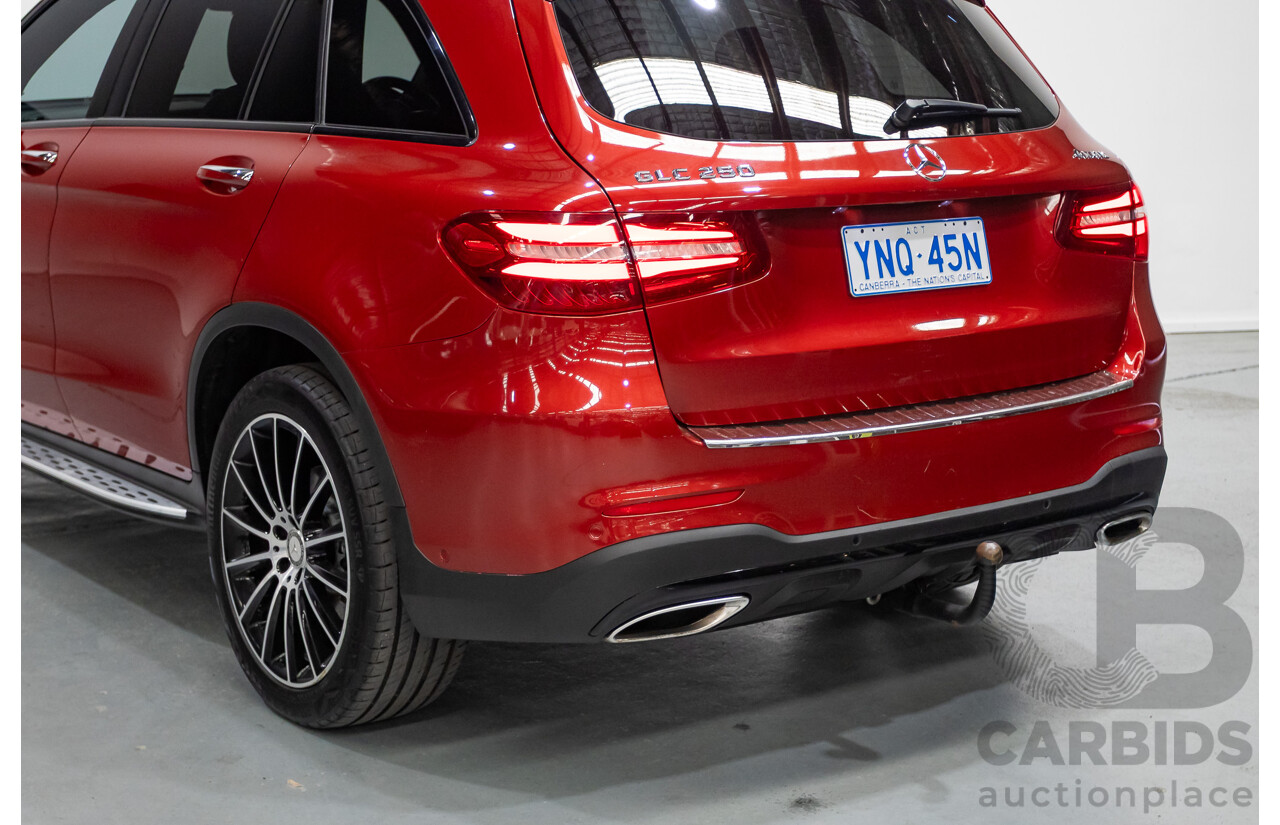 11/2015 Mercedes-Benz GLC 250 AMG Pack (AWD) 253 4d Wagon Hyacinth Red Metallic Turbo 2.0L