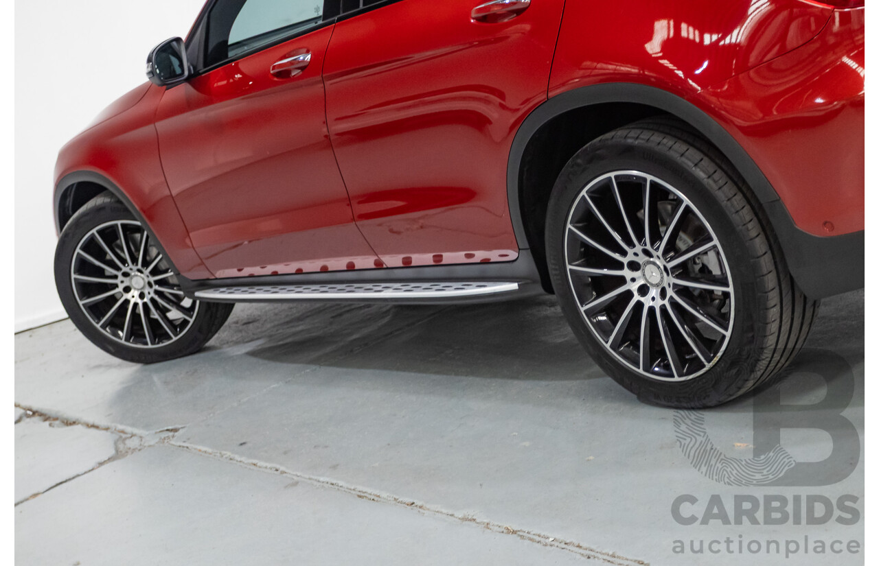 11/2015 Mercedes-Benz GLC 250 AMG Pack (AWD) 253 4d Wagon Hyacinth Red Metallic Turbo 2.0L