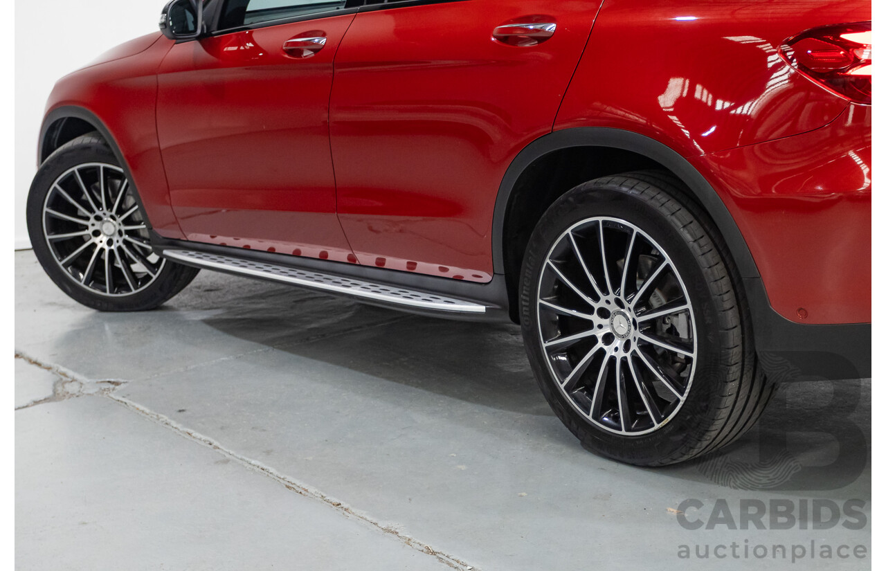 11/2015 Mercedes-Benz GLC 250 AMG Pack (AWD) 253 4d Wagon Hyacinth Red Metallic Turbo 2.0L