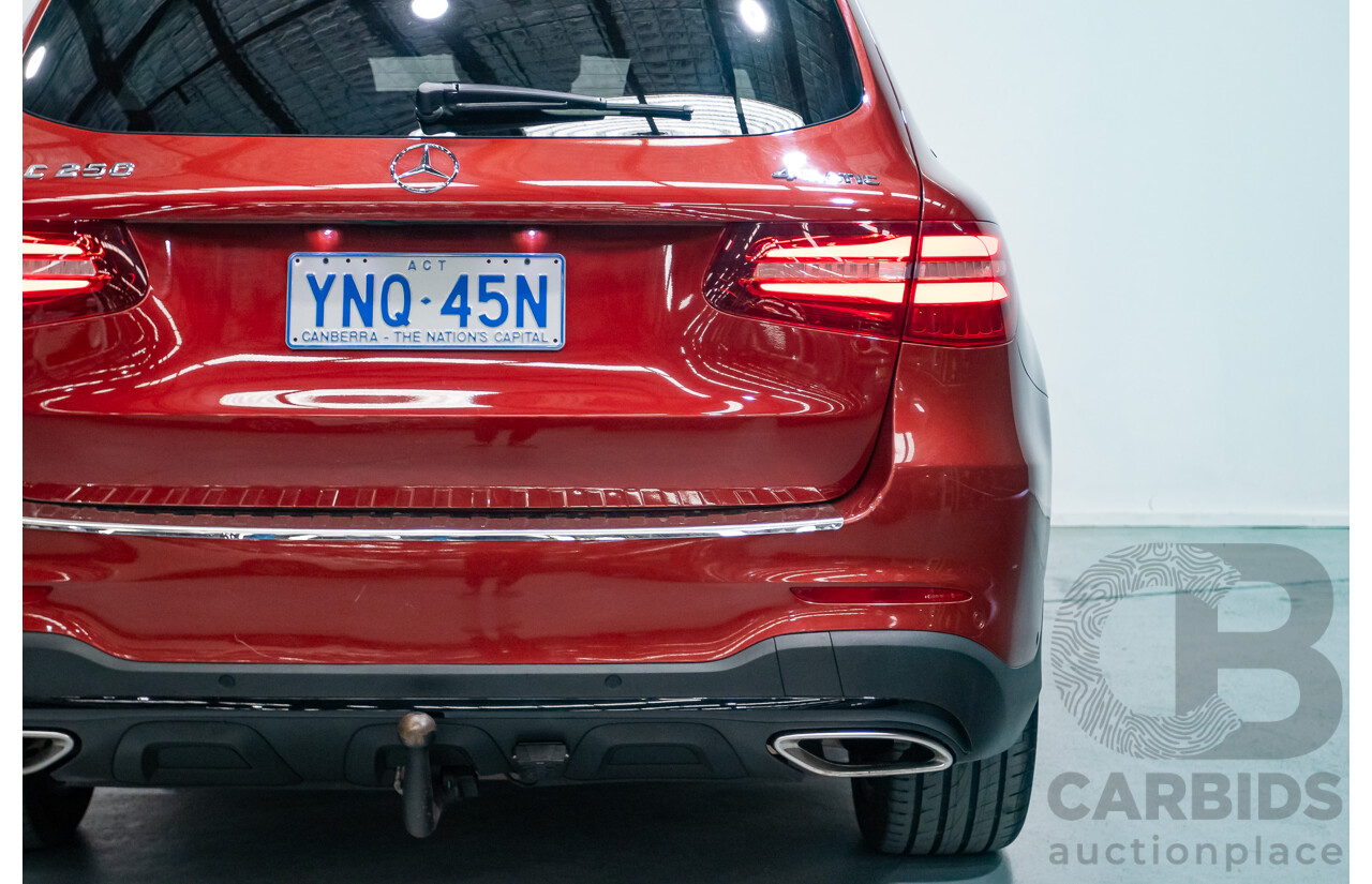 11/2015 Mercedes-Benz GLC 250 AMG Pack (AWD) 253 4d Wagon Hyacinth Red Metallic Turbo 2.0L
