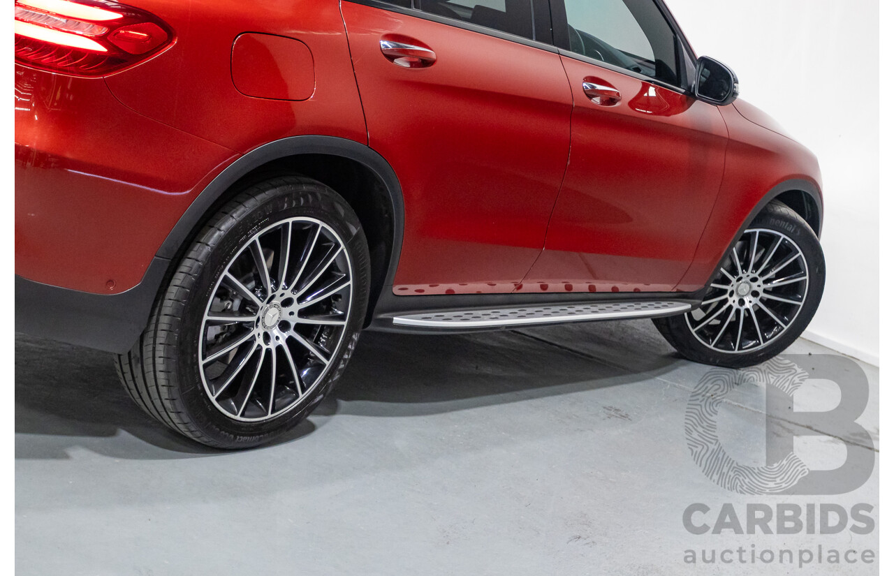 11/2015 Mercedes-Benz GLC 250 AMG Pack (AWD) 253 4d Wagon Hyacinth Red Metallic Turbo 2.0L