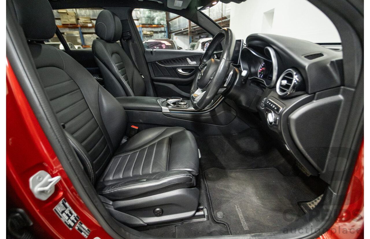 11/2015 Mercedes-Benz GLC 250 AMG Pack (AWD) 253 4d Wagon Hyacinth Red Metallic Turbo 2.0L