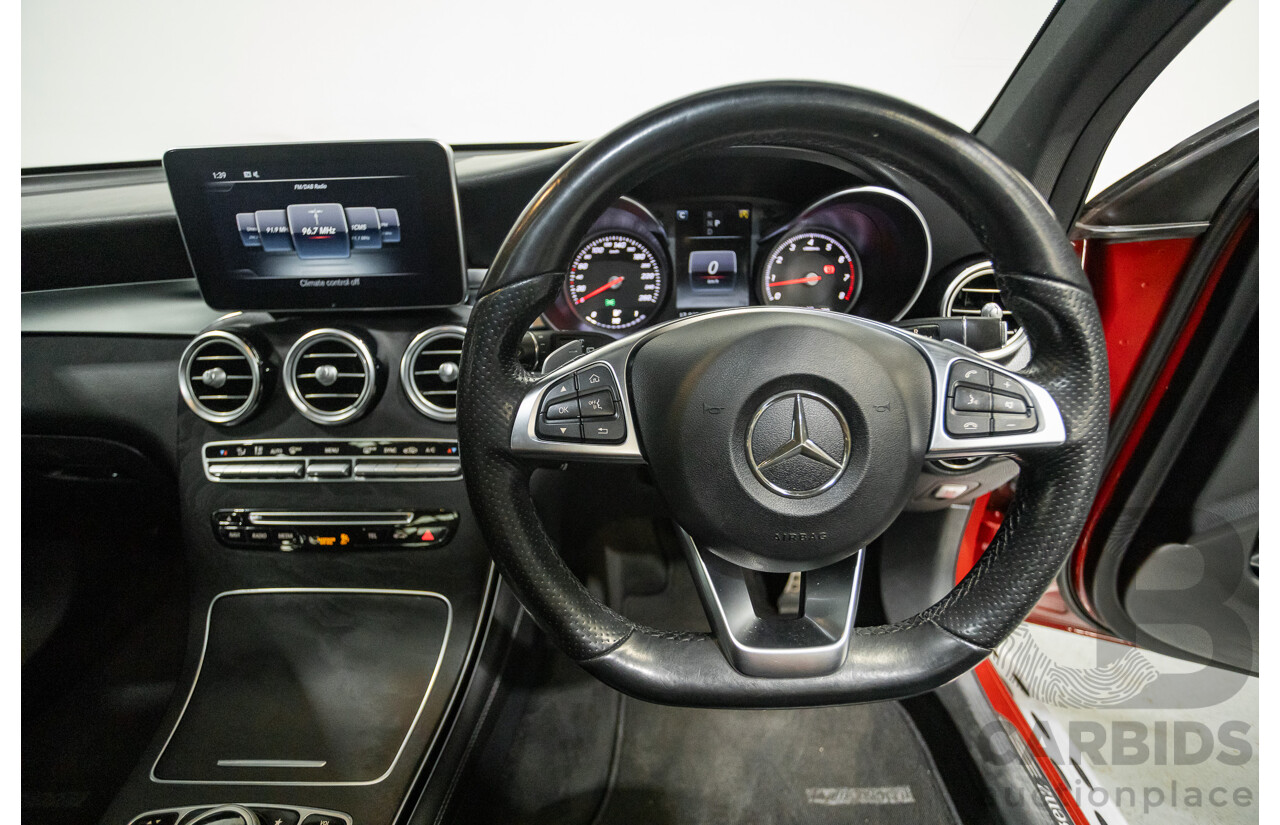 11/2015 Mercedes-Benz GLC 250 AMG Pack (AWD) 253 4d Wagon Hyacinth Red Metallic Turbo 2.0L