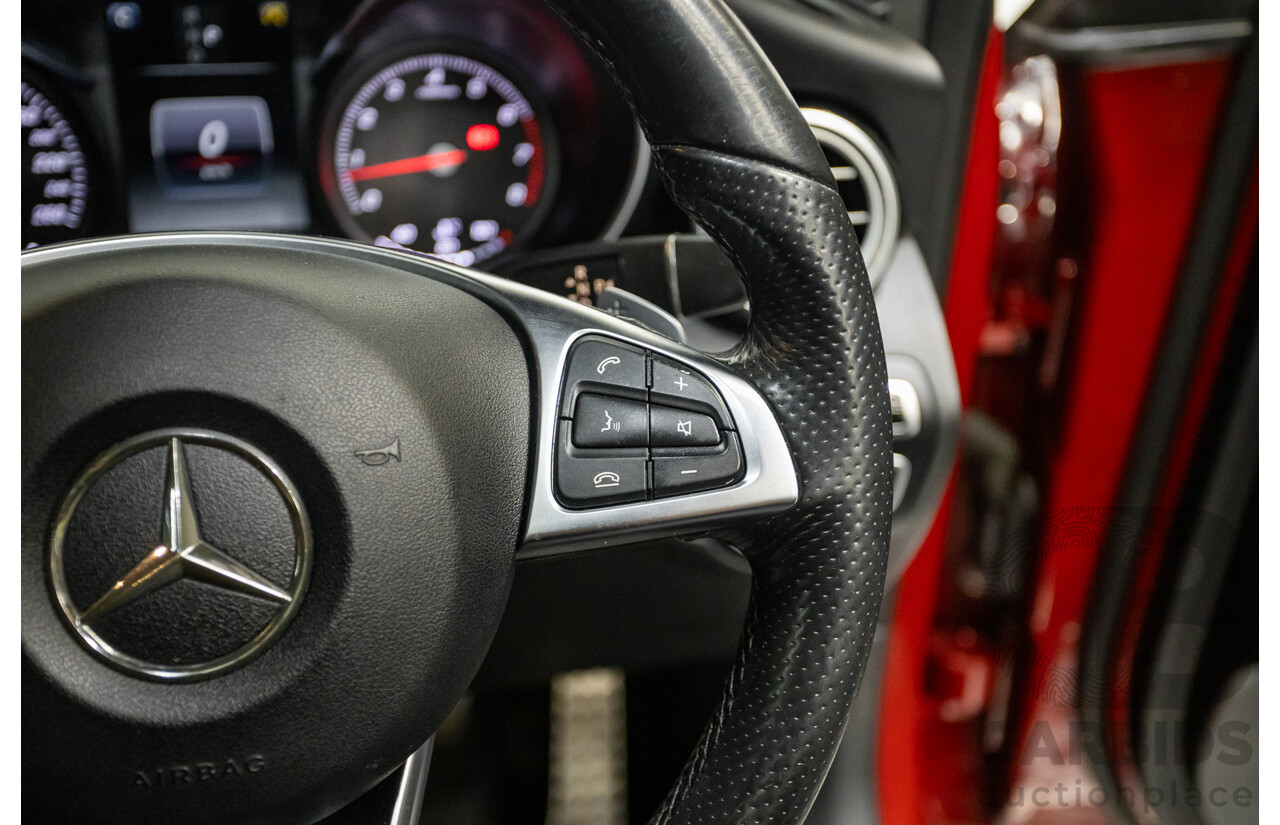 11/2015 Mercedes-Benz GLC 250 AMG Pack (AWD) 253 4d Wagon Hyacinth Red Metallic Turbo 2.0L