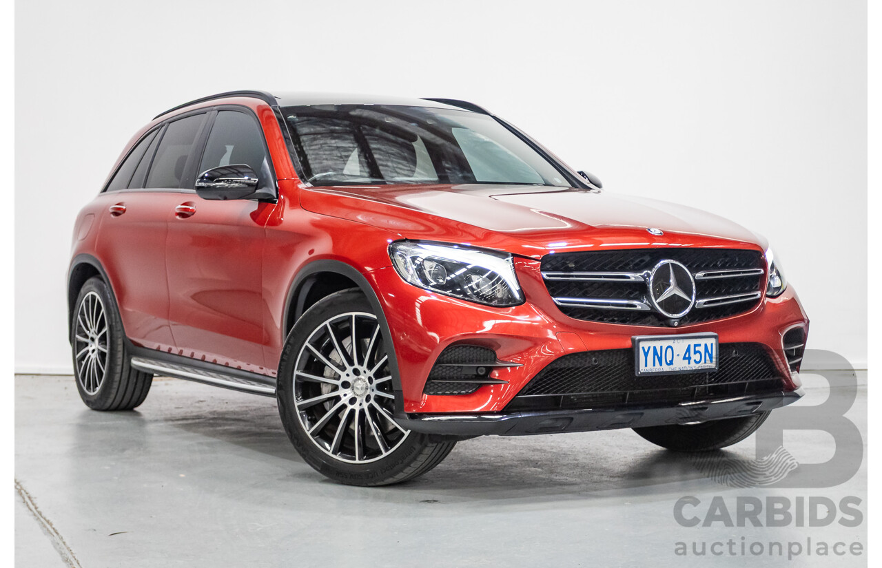 11/2015 Mercedes-Benz GLC 250 AMG Pack (AWD) 253 4d Wagon Hyacinth Red Metallic Turbo 2.0L