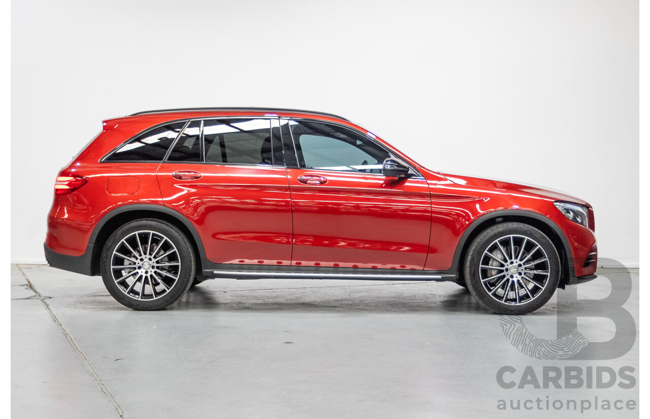 11/2015 Mercedes-Benz GLC 250 AMG Pack (AWD) 253 4d Wagon Hyacinth Red Metallic Turbo 2.0L