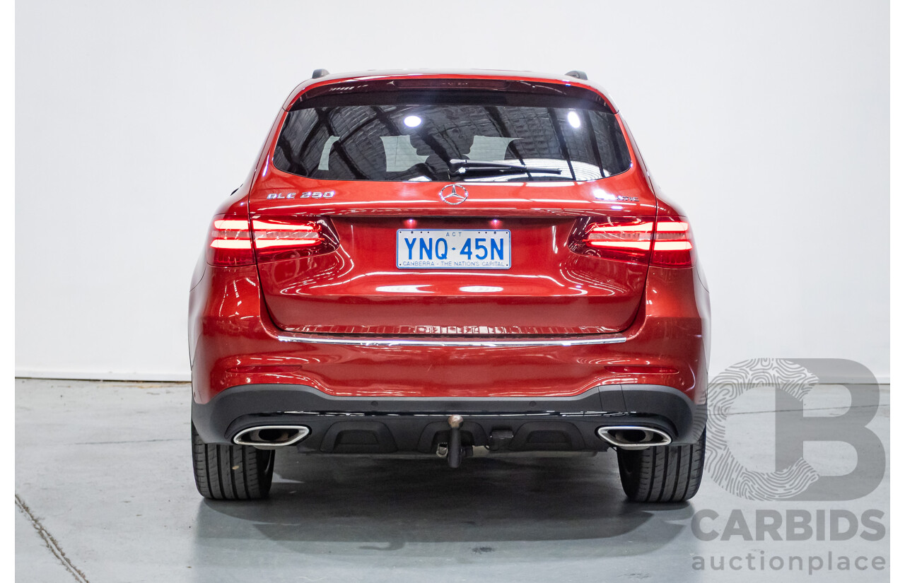 11/2015 Mercedes-Benz GLC 250 AMG Pack (AWD) 253 4d Wagon Hyacinth Red Metallic Turbo 2.0L