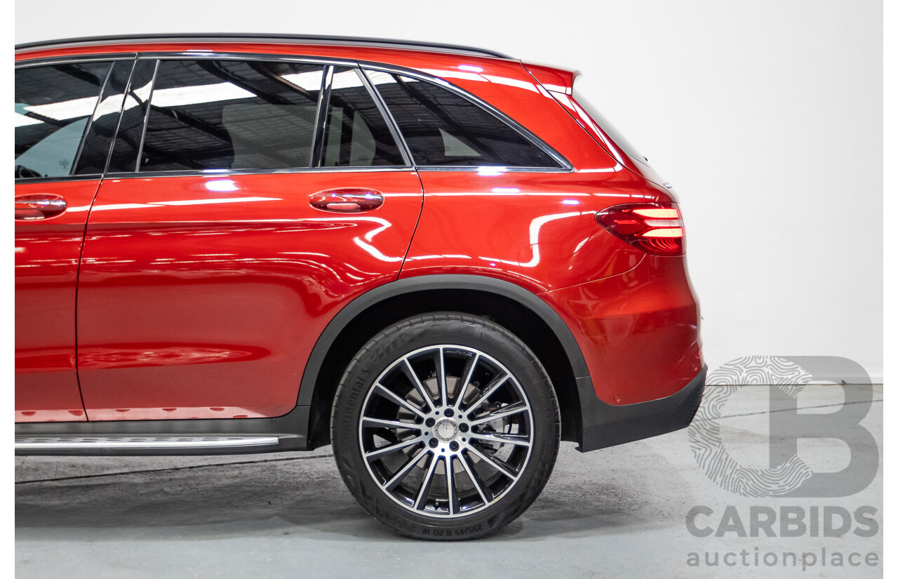 11/2015 Mercedes-Benz GLC 250 AMG Pack (AWD) 253 4d Wagon Hyacinth Red Metallic Turbo 2.0L