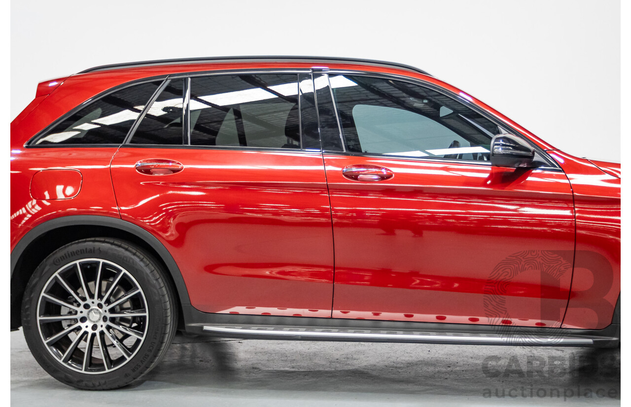 11/2015 Mercedes-Benz GLC 250 AMG Pack (AWD) 253 4d Wagon Hyacinth Red Metallic Turbo 2.0L