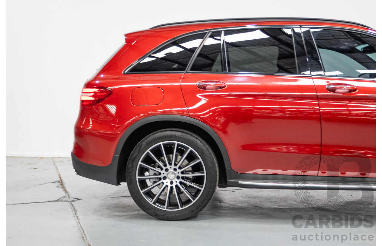 11/2015 Mercedes-Benz GLC 250 AMG Pack (AWD) 253 4d Wagon Hyacinth Red Metallic Turbo 2.0L