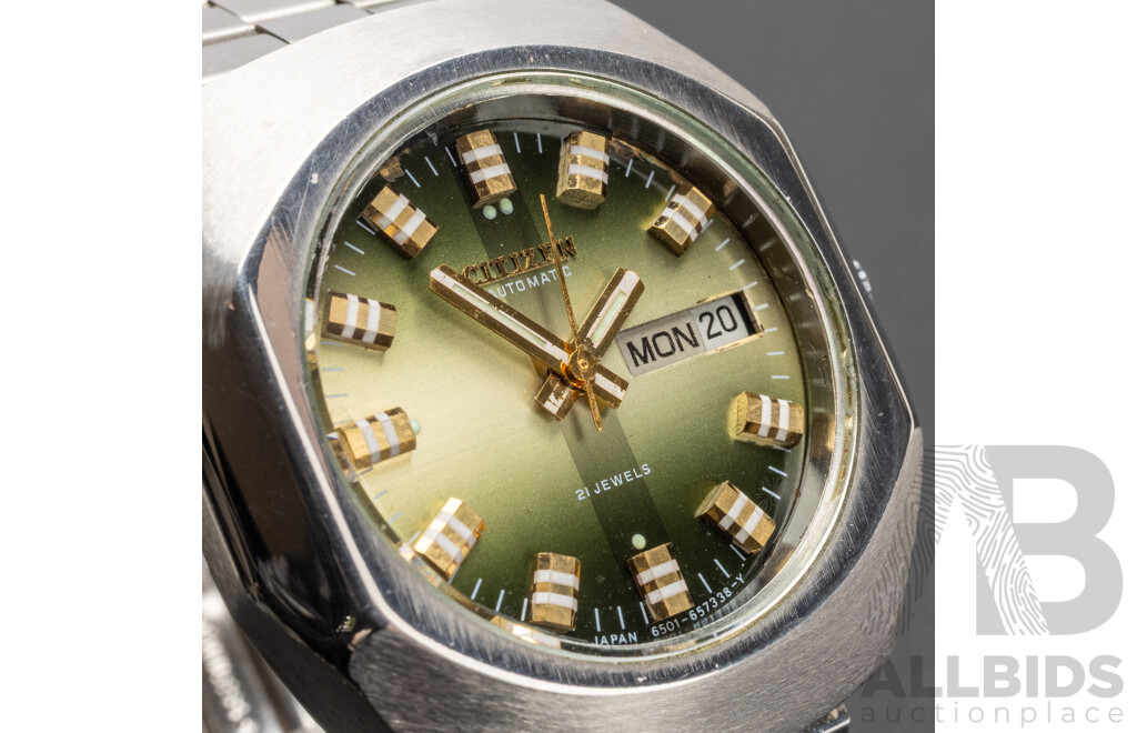 Vintage Citizen Automatic 21 Jewels 6501 Watch