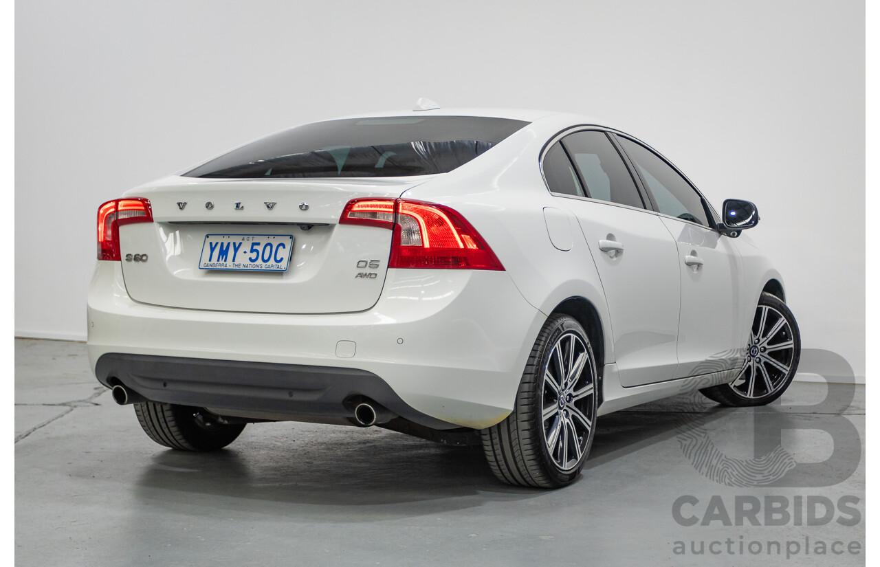 11/2010 Volvo S60 D5 (AWD) F 4d Sedan White Twin Turbo Diesel 2.4L
