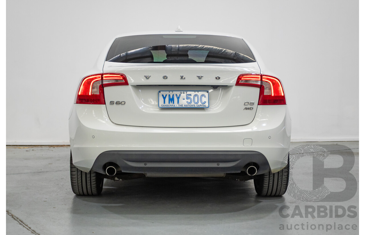 11/2010 Volvo S60 D5 (AWD) F 4d Sedan White Twin Turbo Diesel 2.4L