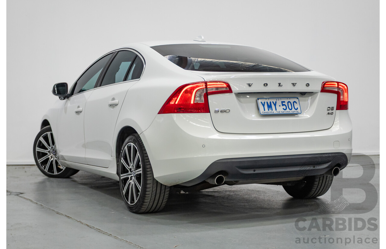 11/2010 Volvo S60 D5 (AWD) F 4d Sedan White Twin Turbo Diesel 2.4L