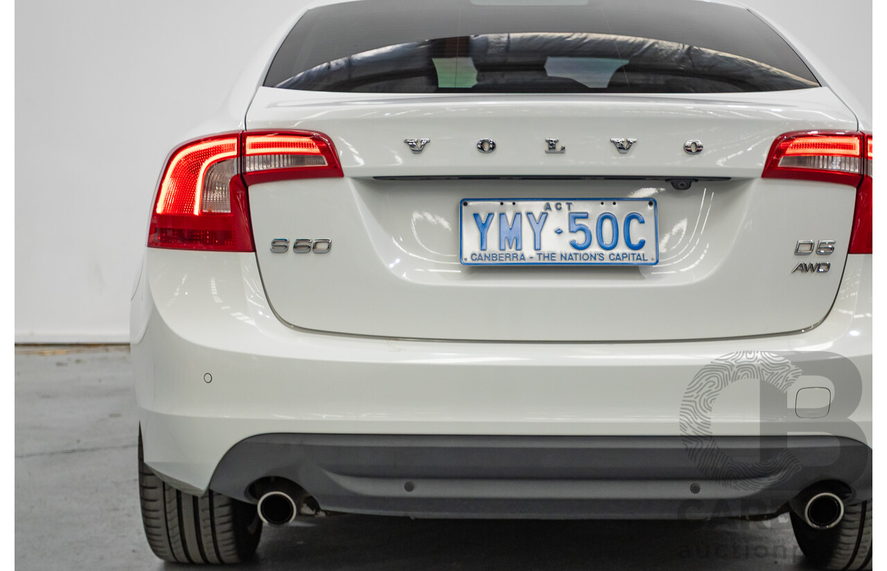 11/2010 Volvo S60 D5 (AWD) F 4d Sedan White Twin Turbo Diesel 2.4L