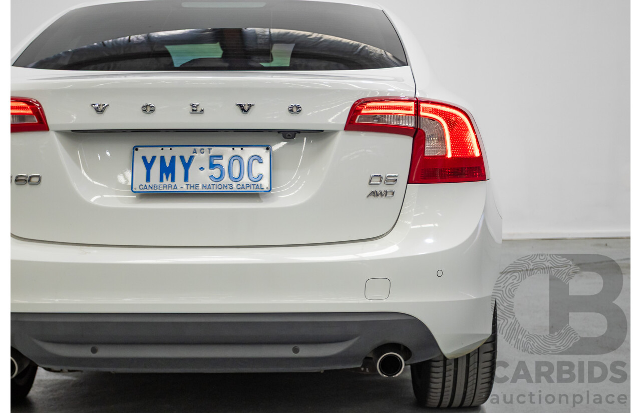 11/2010 Volvo S60 D5 (AWD) F 4d Sedan White Twin Turbo Diesel 2.4L