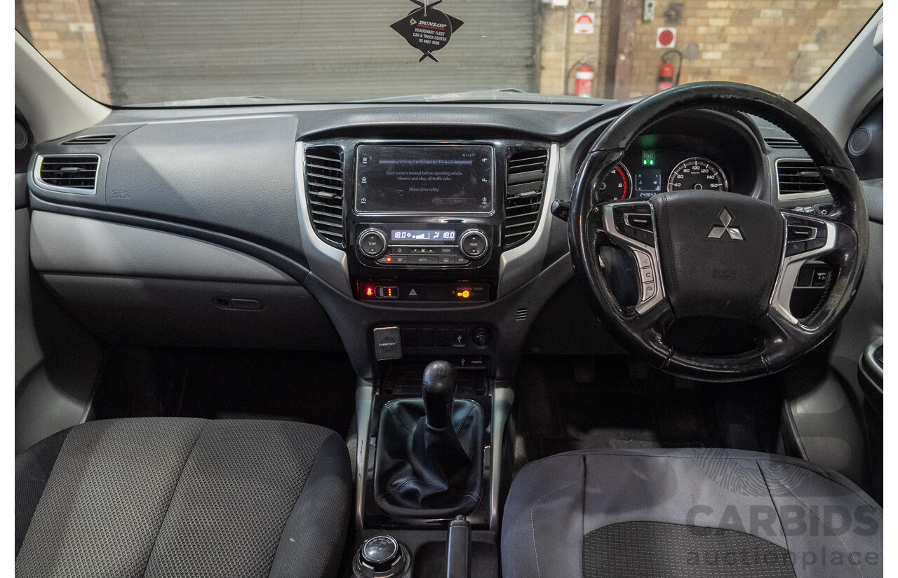 06/2018 Mitsubishi Triton GLS (4x4) MQ MY18 Dual Cab Utility Black 2.4L